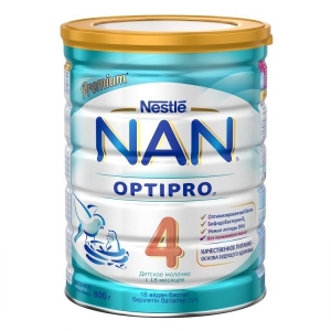  Детское молочко NAN®4 OPTIPRO® с 18 месяцев, 800гр